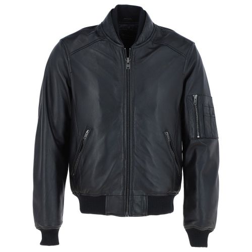 Mens Leather Bomber Jackets
