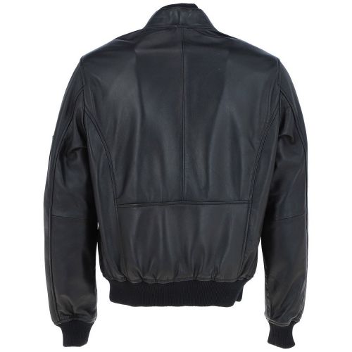Mens Leather Bomber Jackets #2