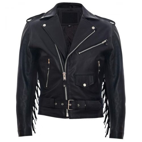 Mens Fringes Leather Jackets
