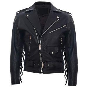 Mens Fringes Leather Jackets