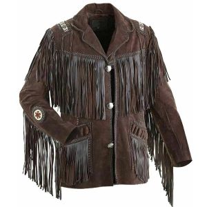Mens Fringes Leather Jackets