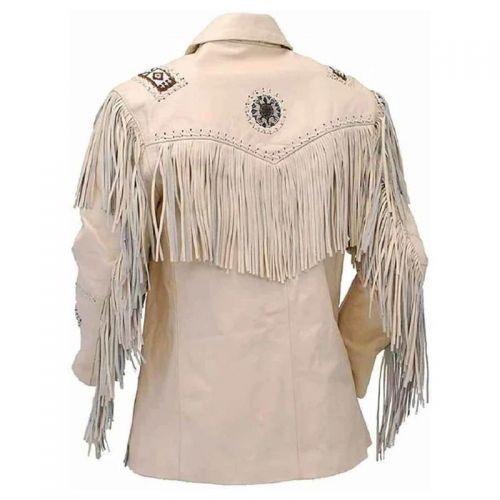 Mens Fringes Leather Jackets #2