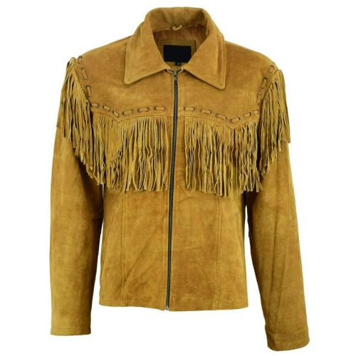 Mens Fringes Leather Jackets