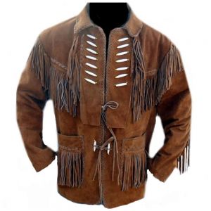 Mens Fringes Leather Jackets