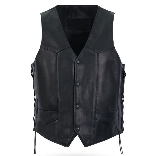 Mens Leather Vest