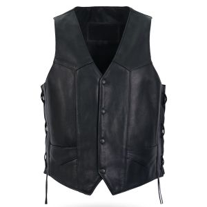 Mens Leather Vest