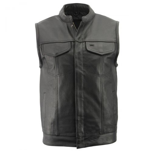 Mens Leather Vest