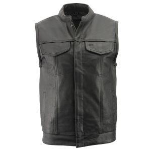 Mens Leather Vest