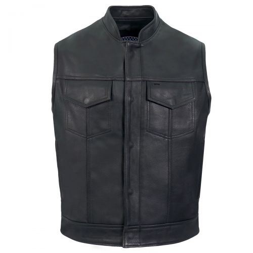 Mens Leather Vest