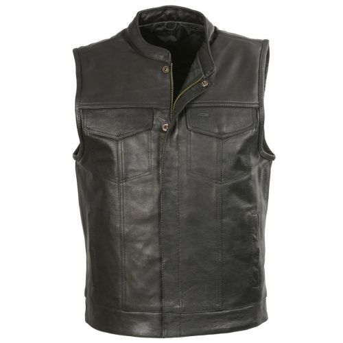 Mens Leather Vest