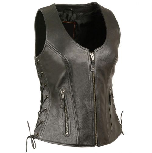 Ladies Leather Vest