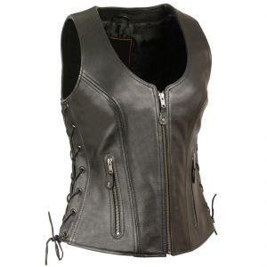 Ladies Leather Vest