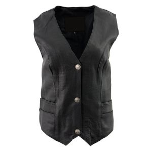 Ladies Leather Vest