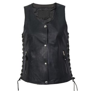 Ladies Leather Vest