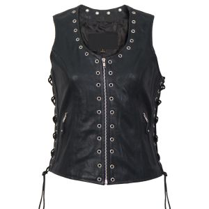 Ladies Leather Vest