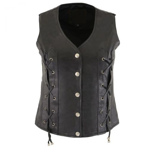 Ladies Leather Vest