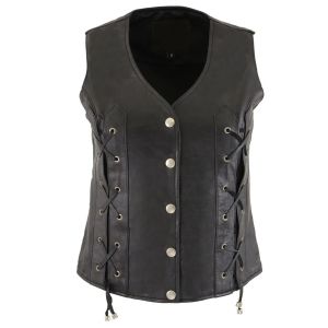 Ladies Leather Vest