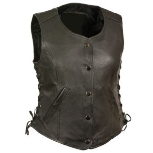 Ladies Leather Vest