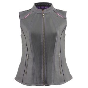 Ladies Leather Vest